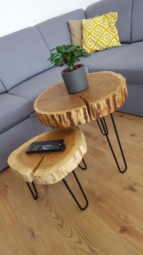 Diy Wooden Coffee Table, Wooden Coffee Table Designs, Wood Table Design, Diy Rustic Decor, Small Balcony Decor, Diy Wood Projects Furniture, Small Wood Projects, Wooden Coffee Table, Coffee Table Design