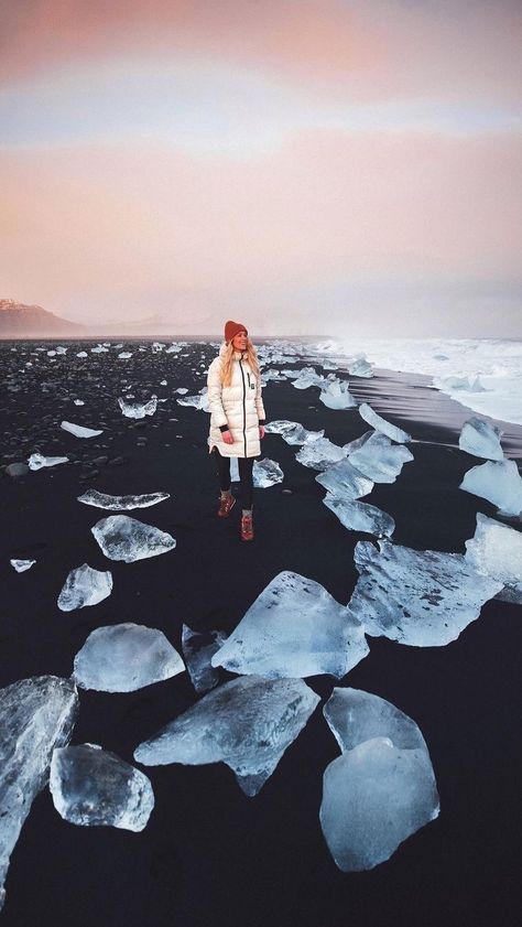 Adventure - Travel (@adventure) posted on Instagram: “Have you ever been to Iceland's Diamond Beach? 💎 Video by: @asasteinars” • Oct 3, 2021 at 3:39am UTC Asa Steinars, Iceland In November, Iceland Resorts, Iceland Honeymoon, Iceland Winter, Iceland Vacation, Ice Caves, Iceland Photos, Read Caption