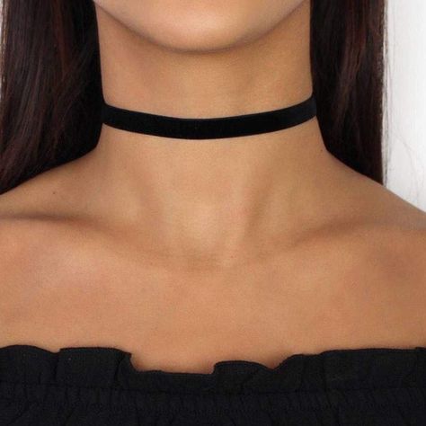 PRICES MAY VARY. Black choker necklace is made of velvet and alloy,long-lasting and not easily deform faded to wear Fashion collar necklace length is 45cm/17.7inch. one size fit almost ladies Beautiful black choker decoration is ideal for you to wear on any occasion. Make you more attractive. Stylish necklace chain is perfect for weddings,party,beach, date,ball, nightclub, bikini party ,night party and other occasions. It will brighten your body and make you more eye catching, bring you a gorgeo Basic Jewellery, Simple Black Choker, Black Velvet Choker Necklace, Necklaces Choker, Simple Choker, Velvet Necklace, Black Velvet Choker, Black Choker Necklace, Choker Jewelry