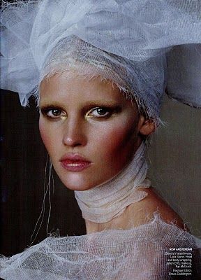 Pat Mcgrath Makeup, Grace Coddington, Lara Stone, Vogue Us, Steven Meisel, Pat Mcgrath, Beauty Editorial, Beauty Inspiration, Fashion Photo