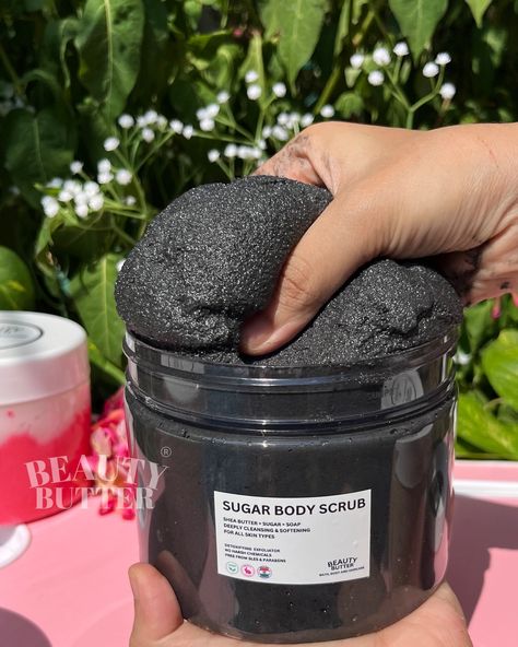 Himalayan Charcoal Purifying Body Scrub 🖤 Deeply exfoliating properties, activated charcoal helps shed dead skin cells, makes the appearance of dark spots and pigmentation less visible, and deeply cleanses and detoxifying the skin. Reduces body acne pimples and impurities. Available in 3 sizes. Website is in our bio. 🖤 Charcoal Body Scrub, Body Acne, Shea Butter Soap, Sugar Body Scrub, Activated Charcoal, Body Scrub, Himalayan, Dead Skin, Dark Spots