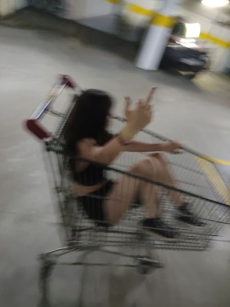 Shopping Cart Photoshoot, Cart Photoshoot, Shopping Cart, A Woman