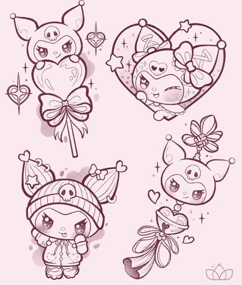 Kawaii Tattoos, Pentagram Tattoo, Pikachu Tattoo, Cute Thigh Tattoos, Sakura Tattoo, Her Tattoo, One Tattoo, Hello Kitty Tattoos, Pokemon Tattoo