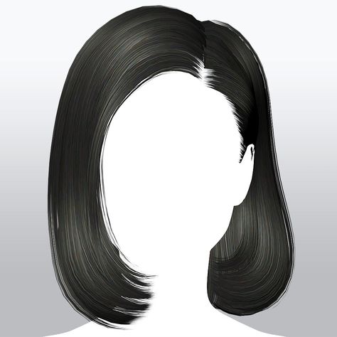 SSalon - Female Hairstyle B87 - The Sims 4 Create a Sim - CurseForge Sims 4 Alpha Short Hair, Sims 4 Cc Side Part Hair, Bob Hair Sims 4 Cc, Sims 4 Curseforge Cc, Bob Sims 4 Cc, Sims 4 Cc Bob Hair, Sims 4 Bob Hair Cc, Sims 4 Ponytail, Sims 4 Alpha Hair Cc