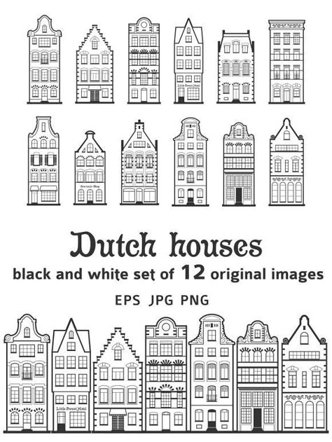 Dutch Houses, New Year Diy, Decoration Vitrine, Amsterdam Houses, Dutch House, Diy Christmas Decorations, Acrylic Stamp, House Drawing, Easy Christmas Diy