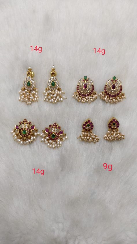 Gold Earrings For Kids, Coral Jewelry Set, Pearl Earrings Designs, Gold Earrings Models, Fancy Jewelry Necklace, Modern Gold Jewelry, Antique Jewellery Designs, Dhoti Pants, Pearl Necklace Designs