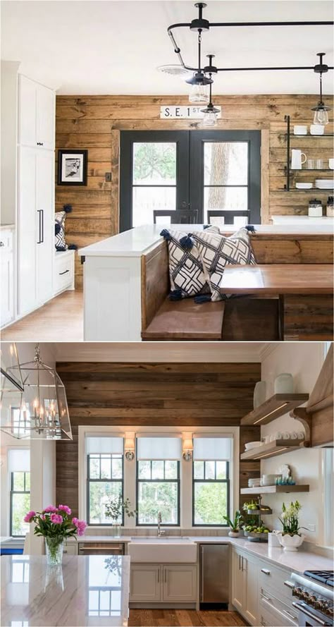 Wall Shiplap, Shiplap Living Room, Diy Wood Wall, Diy Pallet Wall, Shiplap Wall Diy, Pallet Walls, Inspiration Videos, Look Wallpaper, Shiplap Wall