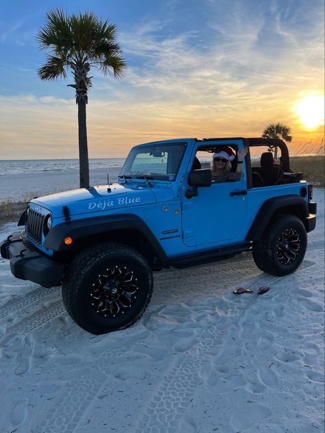 Jeep Driving, Blue Jeep Wrangler, 40 Gifts, Beach Jeep, Green Jeep, Jeep Photos, Blue Jeep, Custom Jeep Wrangler, Beach Cars