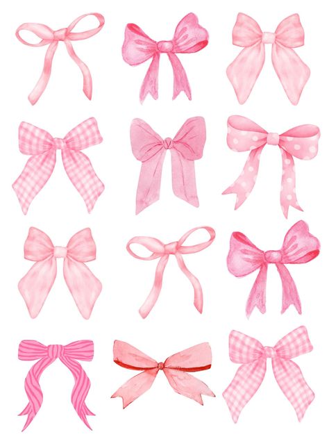 Cute and girly pink bow wall art! Perfect for an apartment, living room, or bedroom! Just the svg is included. Aesthetic Photos For Room, Cute And Aesthetic, Cute Wall Stickers, Preppy Bow Wallpaper, Cute Pictures To Put On Your Wall, Sublimination Prints, Pink Cute Stuff, Room Template, Pink Prints Aesthetic