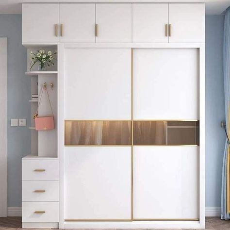 Wardrobe Designs . . . . @sethiglassplywood . . . . #cupboarddesign #cupboarddesigns #cupboarddesignforbedroom #explorepage #explore #sethiglassplywood #cupboarddesignsforbedroom #cupboard #wardrobe #wardrobedesigns #slidingwardrobes #wardrobedesign #bedroom #bedroominteriordesign #bedroominteriors #interiordesign #interiors #interior #bedroomdecor #viralpost❤️❤️❤️❤️❤️😍😍😍😎💯💯💯💯 White Sliding Wardrobe Design, White Wadroob Design Bedroom, Creative Wardrobe Ideas, White Wordroab Design, White Cupboard Design, White And Wood Wardrobe, White And Gold Wardrobe, White Gold Wardrobe, White Cupboards Bedroom