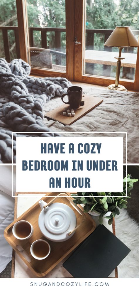 How To Make A Big Bedroom Cozy, How To Make My House More Cozy, Hygge Bedroom Ideas Relaxing, Ways To Make Home Cozy, Make Home More Cozy, Large Bedroom Inspirations, Bedroom Sanctuary Ideas Relaxing, Bedroom Styles Cozy, How To Make My Bed Look Cozy