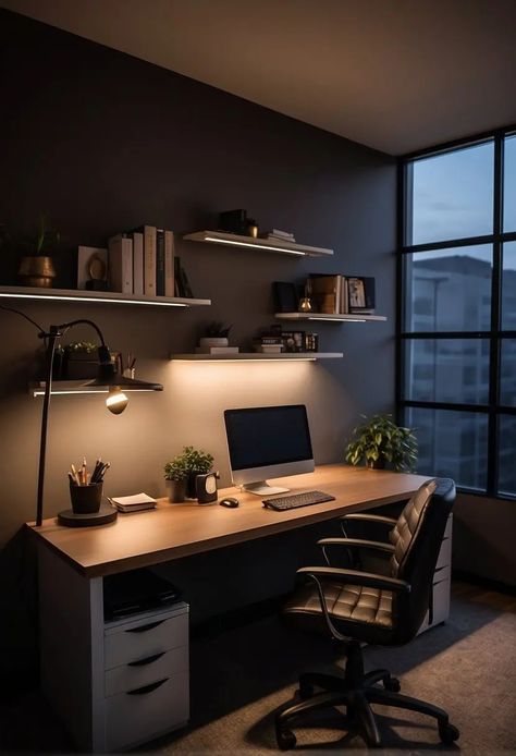 20 Small Moody Office Ideas That Boost Creativity and Focus - Roomy Retreat