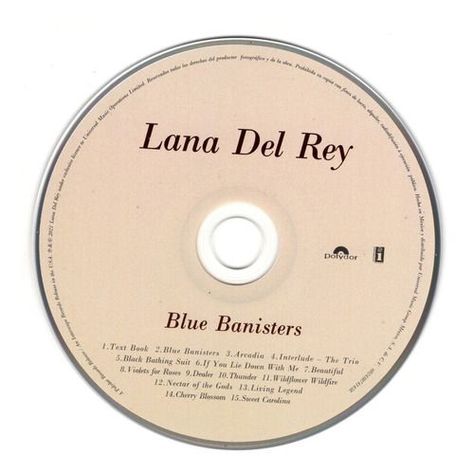 Blue Banisters, Lana Del Rey, Cd, Blue