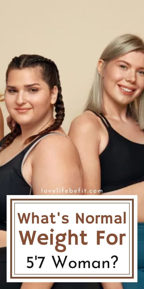 What is a normal women’s weight? I’m a five-foot 7-inch tall woman. At least I am if you round up to the nearest inch! And I’m “normal weight” for my height. Normal weight just refers to my body mass index or BMI. It’s a calculation based on my weight and height. My weight in kilograms is divided by the square of my height in meters. Normal just means I’m not underweight, overweight, or obese. Weightless Before And After Women, 220 Pounds Women, Normal Weight For Ages, 210 Lbs Woman, 62kg Women, 250 Pound Woman, 145 Pound Woman, 115 Lbs Woman, 220 Lbs Woman