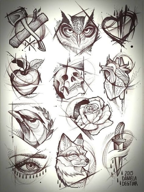 Sketch Style Tattoos, Petit Tattoo, Clown Tattoo, Kunst Tattoos, Geniale Tattoos, Trash Polka, Desenho Tattoo, 자수 디자인, Fake Tattoos