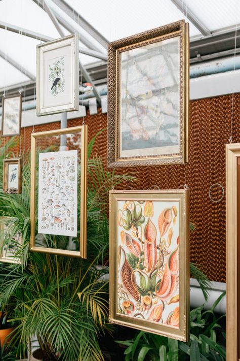 Bringing all of the greenhouse wedding vibes, this is a must-see if you want a garden wedding but isn't sure where to start! #greenhousewedding #gardenweddingdetails #botanicalweddingcenterpieces Magical Greenhouse, Botanical Wedding Decor, Botanical Greenhouse, Botanical Wedding Theme, Art Gallery Wedding, Garden Theme Wedding, Greenhouse Wedding, Garden Wedding Decorations, The Greenhouse