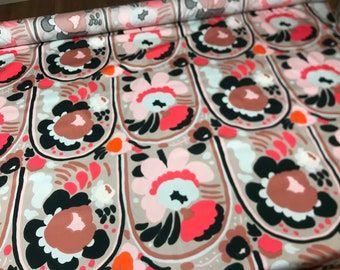 Cotton Poplin Fabric, Buy Fabric, Poplin Fabric, Scarfs, Orange Pink, Cotton Poplin, Baby Pink, Finland, Etsy Seller