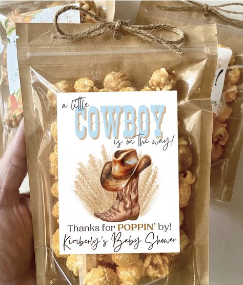 This Party Favors item by TheCorpseLilyCo has 34 favorites from Etsy shoppers. Ships from Sumrall, MS. Listed on Aug 2, 2024 Cowboy Baby Shower Favors, Not My First Rodeo Baby Sprinkle, Baby Shower Ideas Cowboy, Cowboy Baby Shower Centerpieces, Cowboy Baby Shower Ideas, Country Baby Shower Ideas, Popcorn Treat Bags, Ready To Pop Popcorn, Baby Shower Favors For Guests