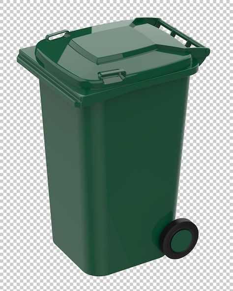 PSD garbage bin on transparent backgroun... | Premium Psd #Freepik #psd #dumpster #trash-can #dustbin #garbage-bin Garbage Bin, Background 3d, Recycling Bins, 3d Rendering, Green Backgrounds, Trash Can, Transparent Background, Photoshop, Quick Saves