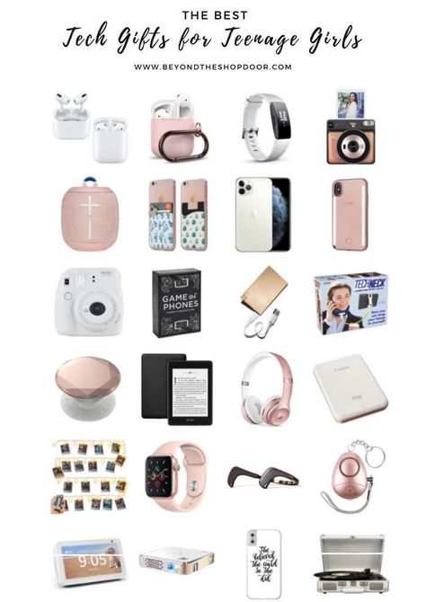 Tech Gifts For Her, Tech Gifts For Teenagers, What To Ask For Christmas Teenage Girl, Good Christmas Gifts For Teenagers, 15 Birthday Gifts, Tech Wishlist, Gifts Teenage Girl, Teenage Gifts, 15 Birthday Gift Ideas