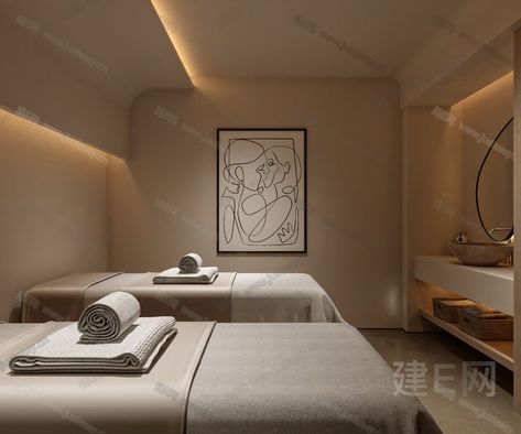 Wellness Architecture, Concealed Lighting, Massage Room Design, Massage Room Decor, Esthetician Room Decor, Spa Lounge, Beauty Therapy Room, Spa Room Decor, Spa Interior Design