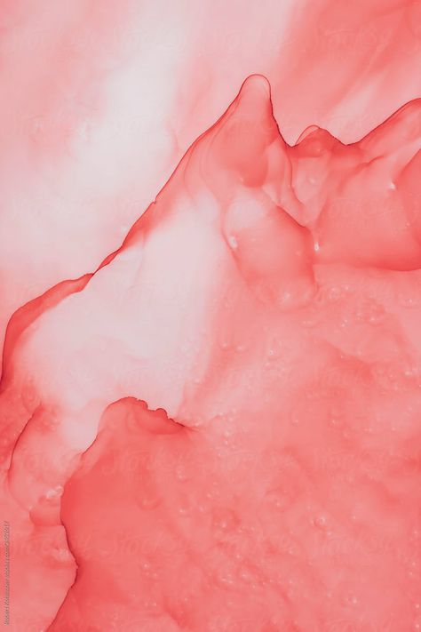 Abstract coral color fluid background by Robert Kohlhuber - Color, Coral - Stocksy United Coral Color Wallpaper, Aesthetic Paint, Coral Colour Palette, 40 Aesthetic, Coral Wallpaper, Coral Background, Peach Wallpaper, Color Wallpaper Iphone, Peach Aesthetic