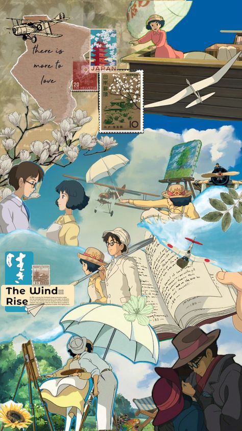 #studioghibli #thewindrises #art #studioghibli #ghibli #art #lifestyle #love #wallpaper #iphonewallpaper #inspo Wind Rises Wallpaper, Wind Movie, The Wind Rises, Wind Rises, Wallpaper Iphonewallpaper, Art Lifestyle, Ghibli Art, Bullet Journal Inspiration, Love Wallpaper