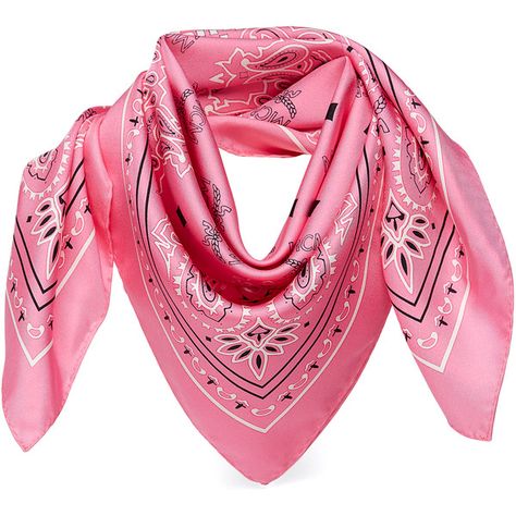 MCM Logo Print Bandana Scarf ($225) ❤ liked on Polyvore featuring accessories, scarves, pink handkerchief, pink bandana, patterned scarves, tie scarves and mcm Tie Scarves, Pink Silk Scarf, Pink Bandana, Pink Shawl, Silk Handkerchief, Print Bandana, Silk Bandana, Logo Scarves, Pure Silk Scarf