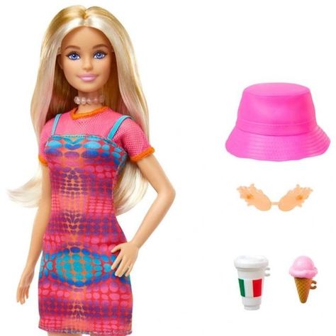 A Plastic Tan on Instagram: "Barbie Pink Passport Italy Doll Exclusive - €17.99 via @smythstoys Expected in stock: 12 April to 19 April 2024. Features Take-off with Barbie doll to Italy with this Pink Passport Travel Set She’s ready to sightsee in style Kids (ages 3+) can discover the world with Barbie on all her Pink Passport adventures Pop out the perforated passport stamp on packaging Contents: 1 x Barbie Pink Passport Italy Doll Exclusive, 1 x Hat, 1 x Sunglasses, 1 x Coffee Accessory, 1 x Pizza Accessory, 1 x Gelato Cone Accessory, Product Description Ciao Bella! Barbie explores Italy in style with this Pink Passport doll set packed with a fun summer outfit and accessories. From pizza to coffee and gelato accessories that really fit in doll hands, this Barbie can live the sweet li Barbie Pink Passport, Doll Hands, Pink Passport, Passport Travel, Passport Stamps, Cool Summer Outfits, Ciao Bella, Doll Set, Coffee Accessories