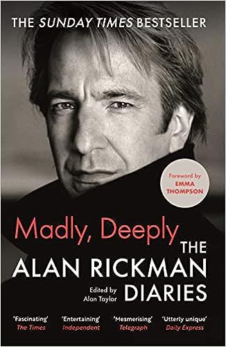 Hans Gruber, Professor Severus Snape, Madly Deeply, Emma Thompson, Alan Rickman, Celebrity Biographies, Severus Snape, World Of Books, Cheap Books