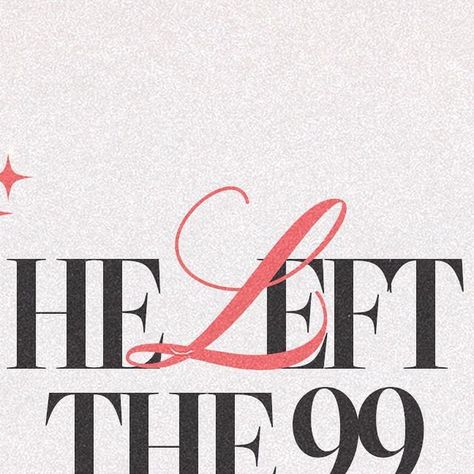 JEFF.CRTV on Instagram: "You were the one. He’ll leave the 99 every time to come after you. But it is also our responsibility as Christians to go after that one. That one lost family member. That teen that comes from a broken home and feels like he or she doesn’t belong. That lost co-worker that needs a friend to confide in. Be the one because you were the one.  “If a man has a hundred sheep and one of them wanders away, what will he do? Won’t he leave the ninety-nine others on the hills and go out to search for the one that is lost? And if he finds it, I tell you the truth, he will rejoice over it more than over the ninety-nine that didn’t wander away! (Matthew 18:11-13)  #betheone #heleftthe99 #lostandfound #jesus #christianity #church #bible #bibleverse #inspiration #motivation #god #pr Left The 99 For The 1, Leave The 99 Tattoo, He Left The 99 To Find Me, 99 Sheep, Leaves The 99, Motivation God, Broken Home, Self Inspirational Quotes, Losing Faith