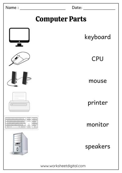 Computer Worksheet Class 1st, Computer Science Worksheets For Grade 1, Ict Worksheets For Grade 1, Computer Worksheet Class 2, Technology Worksheets For Kids, Computer Worksheet For Grade 4, Parts Of Computer Worksheet, Computer Worksheet For Class 1, Technology Worksheets