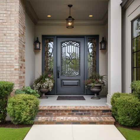 Front entry landscaping