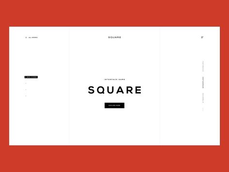 Square Motion by Nicholas Ødegaard Ui Design Animation, Motion Web Design, Motion Designer, Webdesign Portfolio, Interaktives Design, Minimal Website Design, Ui Design Mobile, Presentation Design Layout, Proposal Design