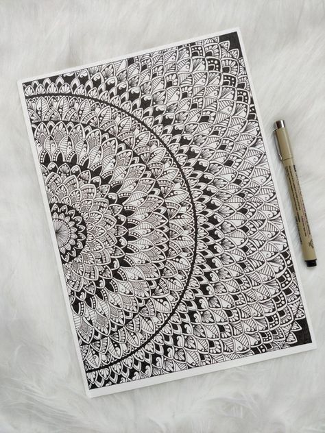 Mandala, Mandala art, Mandala Pattern, Mandalas, full page mandala Mandala Drawing Full Page, Doodle Art Full Page, Mandala Full Page, Big Mandala Art, Full Page Mandala Art, Full Page Doodle Pattern, Full Page Doodle, Drawing To Draw, Yoga For Flat Belly