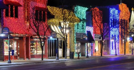 Michigan Christmas, Rochester Michigan, Glenwood Springs, Ice Climbing, Steamboat Springs, Christmas Town, Winter Getaway, Home For The Holidays, Mountain Town