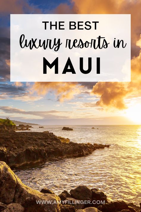 Are you planning a Maui vacation and looking for the best luxury resorts in Maui or best 5-star resorts in Maui? Maui has some of the best resorts in Hawaii! As a Hawaii Travel Agent, I'll share the best places to stay in Maui from adults-only Maui resorts to boutique resorts to large resorts in Maui full of activities #mauiresorts #luxuryresortsinmaui #mauivacation #mauihoneymoon Resorts In Hawaii, Best Beaches In Maui, Maui Honeymoon, Maui Snorkeling, Maui Resorts, Hawaii Resorts, Hawaii Hotels, West Maui, Honeymoon Places