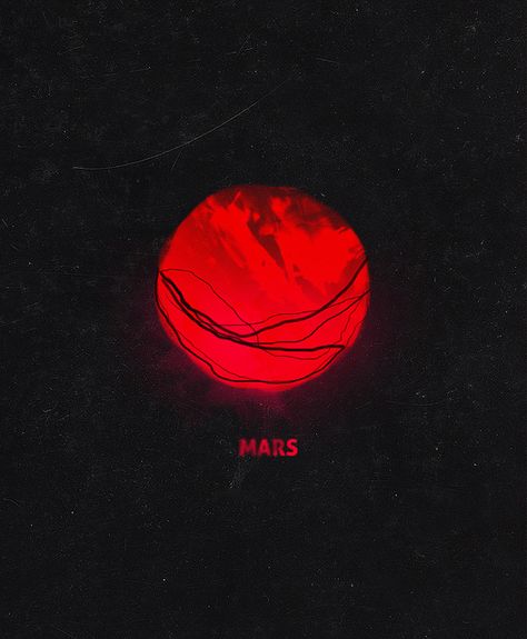 Mars Graphic Design, Mars Illustration, Mars Symbol, Mars Art, Planets Images, Pisces And Scorpio, Design Moodboard, Life On Mars, Driving Force