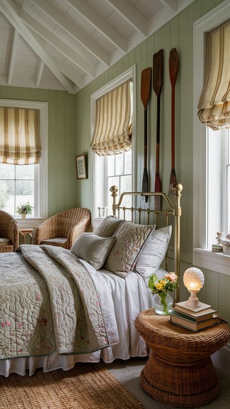 22 Dreamy Cottage Bedroom Ideas to Snuggle Up In — Coastal Cottage by Celeste Lake Cottage Bedroom, Simple Cottage Interior, Dream Cottage Interior, Seaside Cottage Interior, Maine Cottage Interiors, Cottage Bedroom Ideas, Home Decor Bedroom Ideas, Cozy Coastal Cottage, Beach Cottage Bedroom