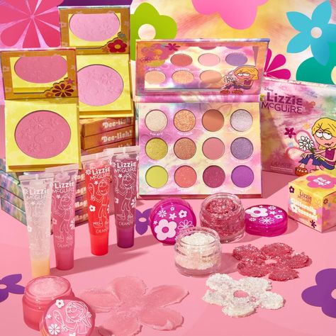 ColourPop Is Releasing a Lizzie McGuire Makeup Collection Colourpop Eyeshadow, Bubblegum Pop, Colourpop Makeup, Lipgloss Lips, Glitter Lip Gloss, Colourpop Cosmetics, Lizzie Mcguire, Rainbow Glitter, Glitter Gel