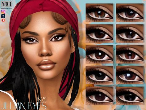 The Sims Resource - Jillian Eyes N181 Sims Skins, Sims 4 Hair Male, Sims 4 Cc Eyes, The Sims 4 Skin, Makeup Cc, Cc Furniture, Free Sims 4, Sims 4 Cc Makeup, Sims 4 Body Mods