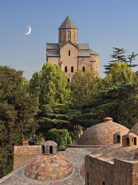 Isabel Aesthetic, Tbilisi Architecture, Georgia Aesthetic, Old Tbilisi, Armenian Church, Georgia Vacation, Georgia Travel, Tbilisi Georgia, Last Day Of Summer