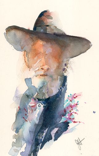 Jean Haines Teaches Us How to Paint Loose, Expressive Watercolors Watercolor Portrait Tutorial, Jean Haines, Loose Watercolor Paintings, Watercolor Art Face, Watercolor Face, L'art Du Portrait, Watercolor Portrait Painting, Loose Watercolor, Watercolor Painting Techniques