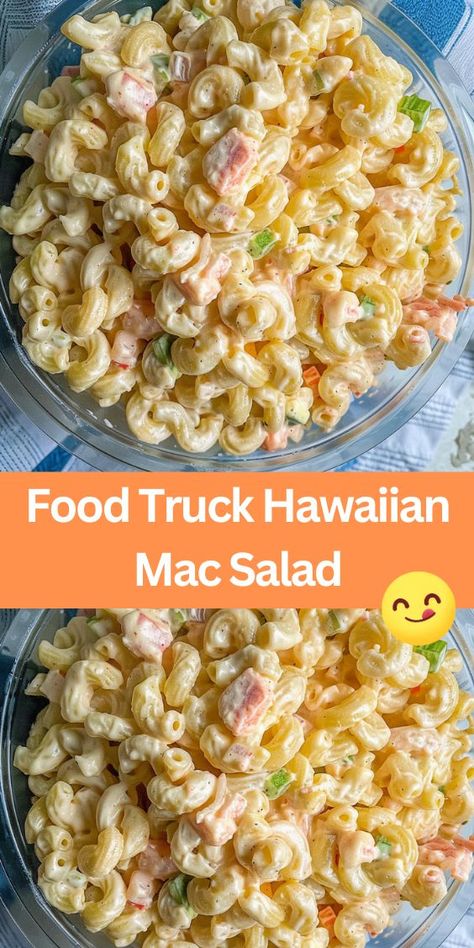 Discover the perfect Hawaiian Mac Salad recipe that brings the taste of the islands to your table. This creamy, tangy pasta salad is a must-try for BBQs, potlucks, and family dinners. Made with elbow macaroni, a rich mayo dressing, and fresh veggies, this easy and delicious recipe will be your new favorite side dish. Follow our simple steps to create a crowd-pleaser that's sure to impress. Ideal for summer gatherings and meal prepping. Hawaiian Mac Salad Recipe, Tangy Pasta Salad, Elbow Macaroni Recipes, Summer Macaroni Salad, Hawaiian Pasta Salad, Mayo Pasta Salad Recipes, Hawaiian Mac Salad, Mac Salad Recipe, Creamy Macaroni Salad