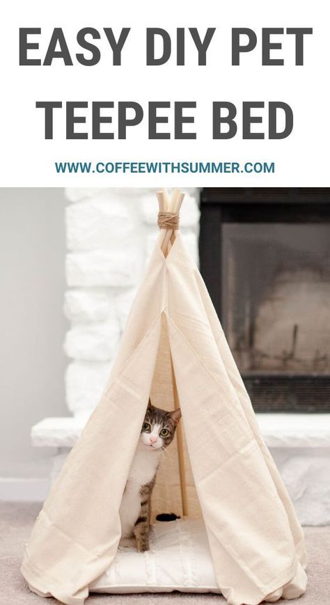 Activities At Home For Adults, Home Activities For Adults, Cat Crafts Preschool, Diy Cat Tent, Katt Diy, At Home Activities, Cat Teepee, Diy Cat Bed, Diy Teepee