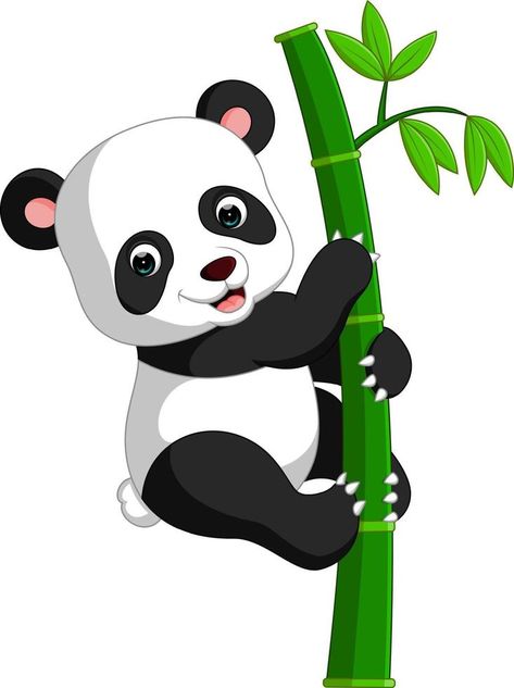 Baby Jungle Animals, Cute Panda Cartoon, Panda Images, Panda Cartoon, Panda Drawing, Cartoon Download, Cartoon Panda, Cartoon Painting, Cartoon Sketches