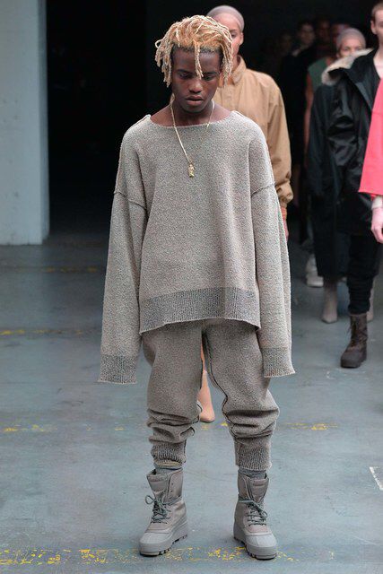 Yeezy, Look #26 Homeless Fashion, Yeezy Season 1, Yeezy Collection, Kanye Yeezy, Kanye West Style, Yeezy Fashion, Yeezy Season, Fall 2015, Men Looks