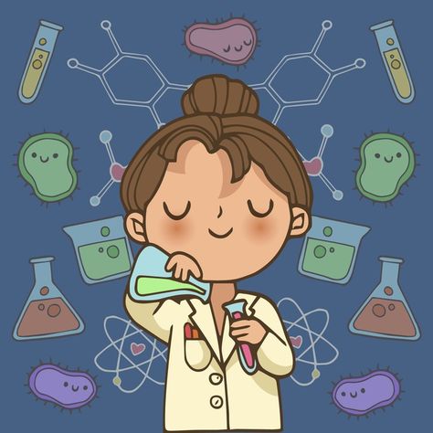 Female scientist illustration character | Free Vector #Freepik #freevector #woman Chalkboard Wallpaper, Camera Illustration, Science Background, Double Sided Business Cards, Women Scientists, Science Fair Projects, Art Wallpaper Iphone, Science Fair, Art Wallpaper