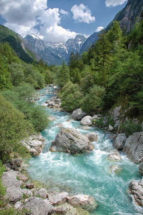 Taman Air, Slovenia Travel, River Photography, 수채화 그림, Alam Yang Indah, Nature Aesthetic, Macedonia, Albania, Slovenia