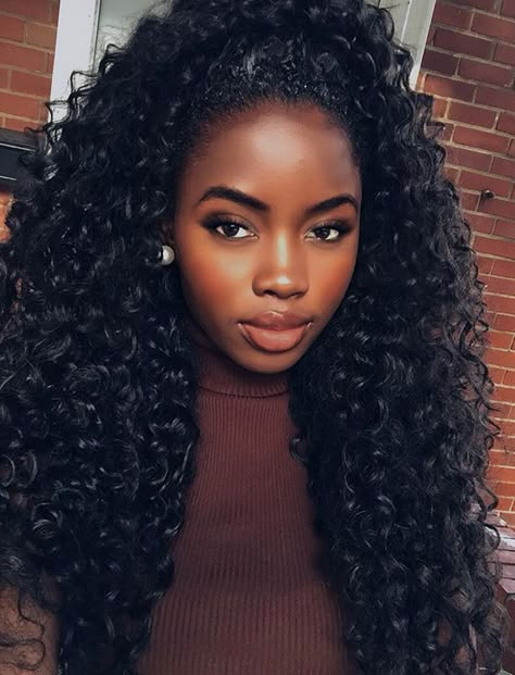 long curly weave hairstyle Long Curly Weave, Long Weave, Curly Weave Hairstyles, Haircut Styles, Black Curly Hair, Black Hairstyles, Braid Hairstyles, Long Curly Hair, Women Hairstyles